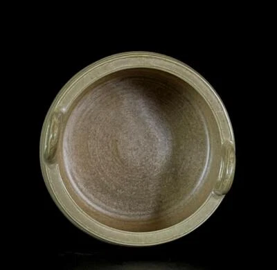 Qianlong Signed Old Chinese Jian Kiln Incense Burner w/ear N795