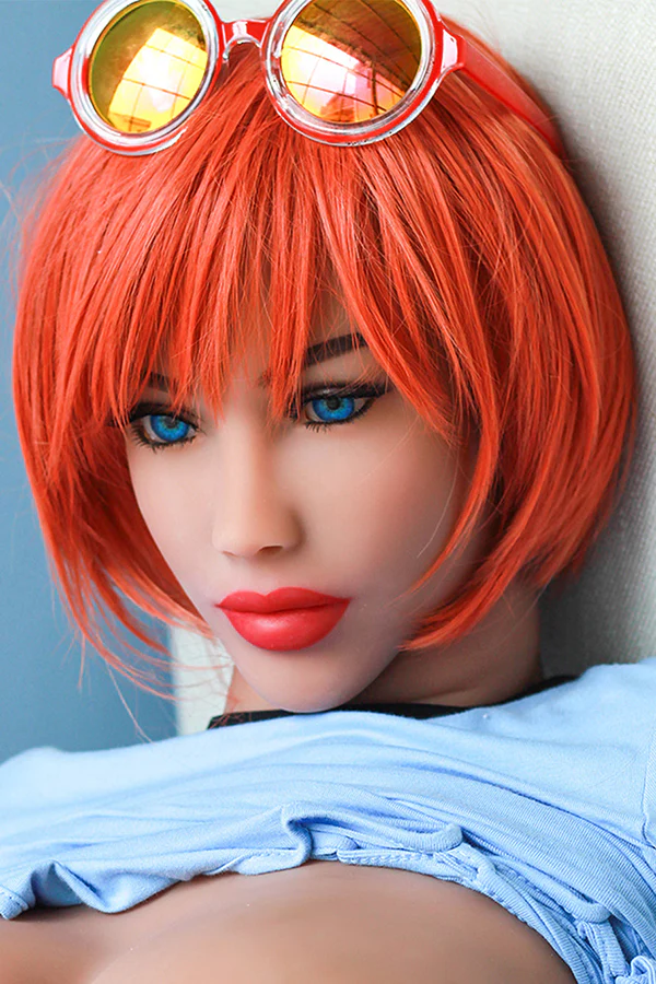 #138 TPE Red Sex Doll Head Only