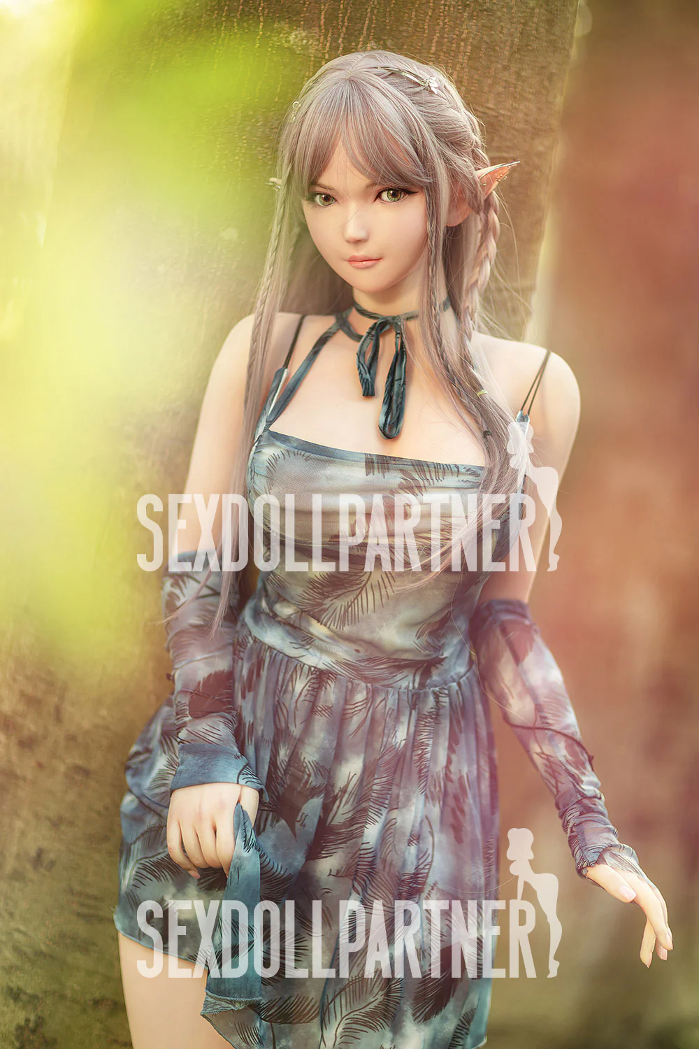 US Stock - RIDMII Aggie Unique Design 5ft34/ 163cm Silicone Head ELF Hentai Sex Doll