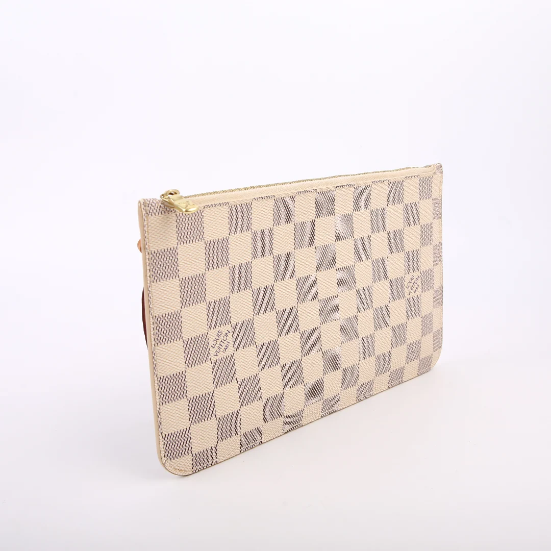 LOUIS VUITTON Pochette Only Damier Azur Neverfull