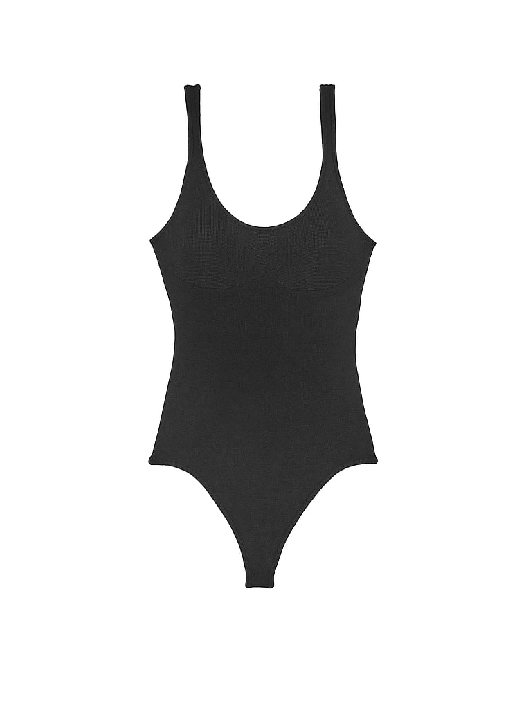 Victoria's Secret Luxe Cr��me Knit Plunge Bodysuit