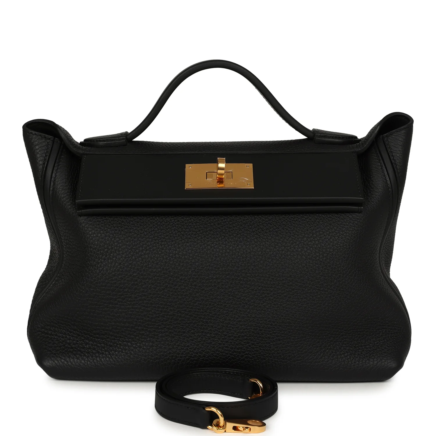 Hermes 24/24 29 Black Togo, Swift Gold Hardware