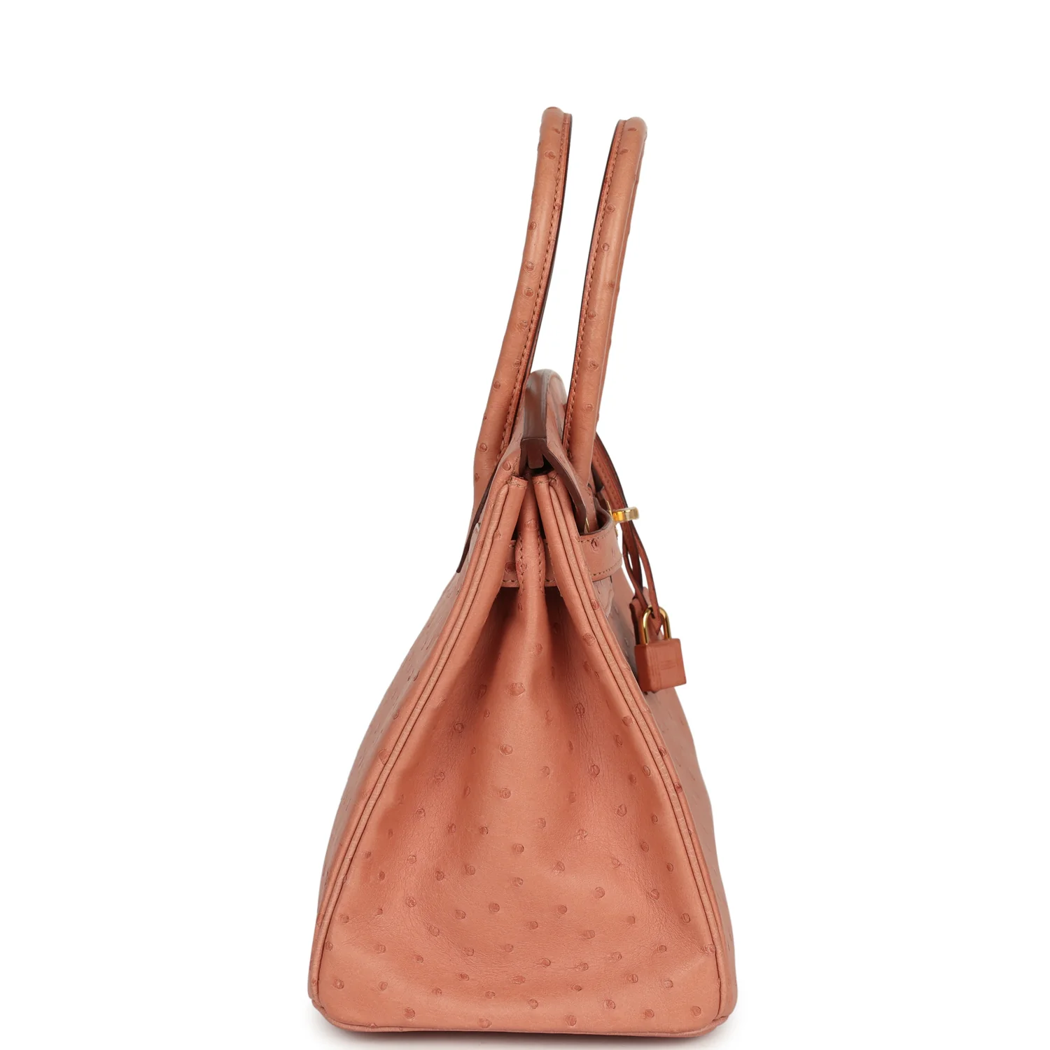 Hermes Birkin 30 Terre Cuite Ostrich Gold Hardware