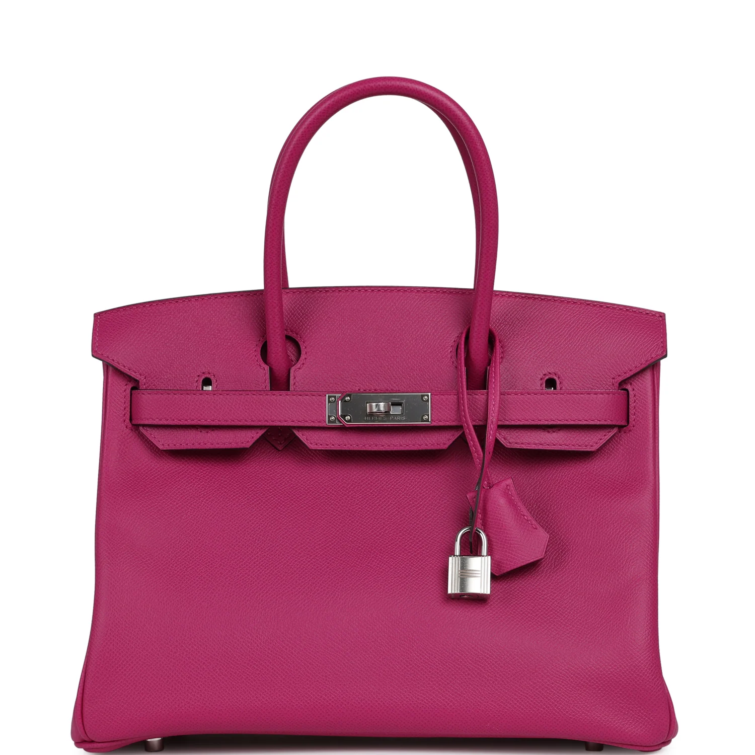 HERMÈS Birkin 30 Rose Poupre Epsom Palladium Hardware