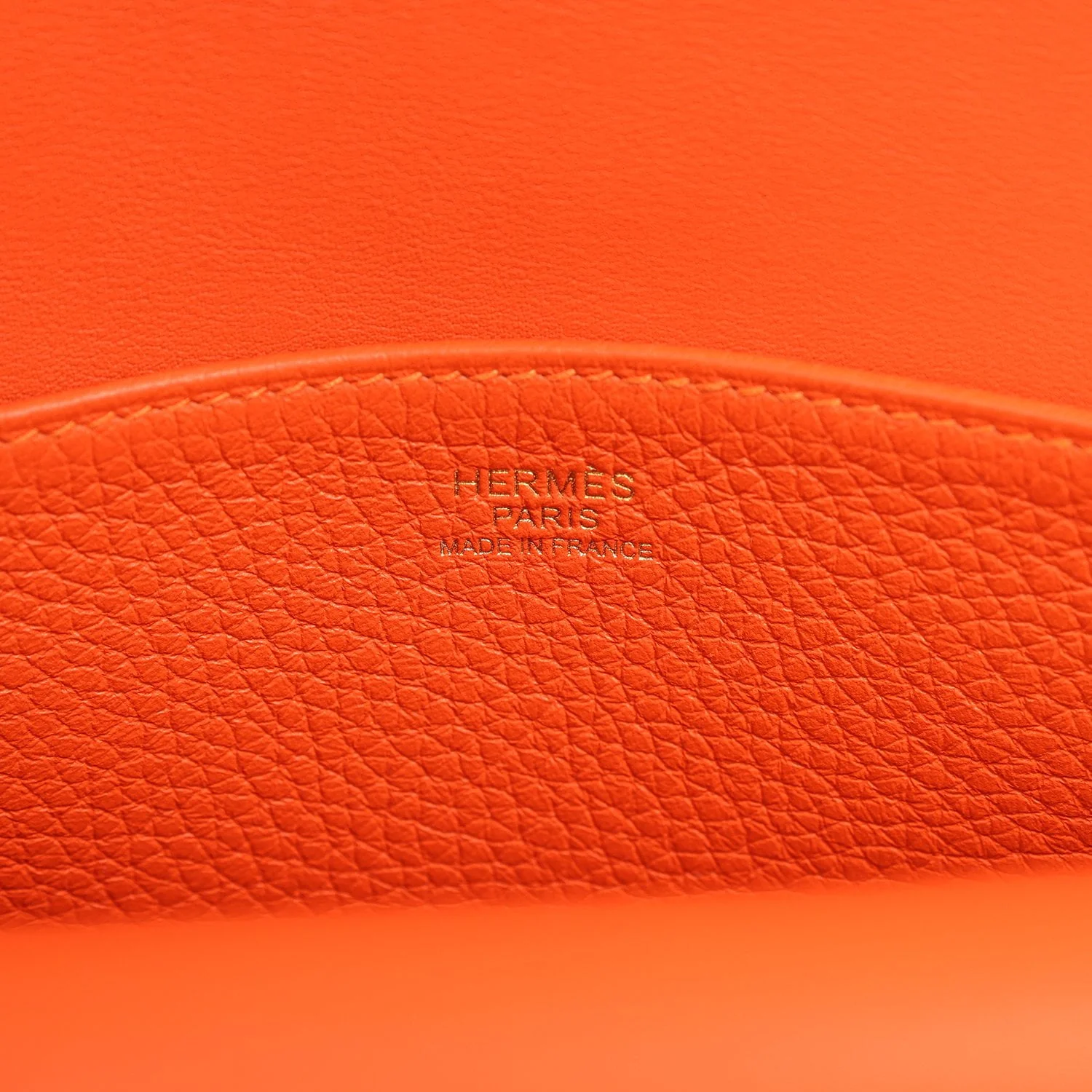 Hermes Halzan 25 Feu Clemence Gold Hardware