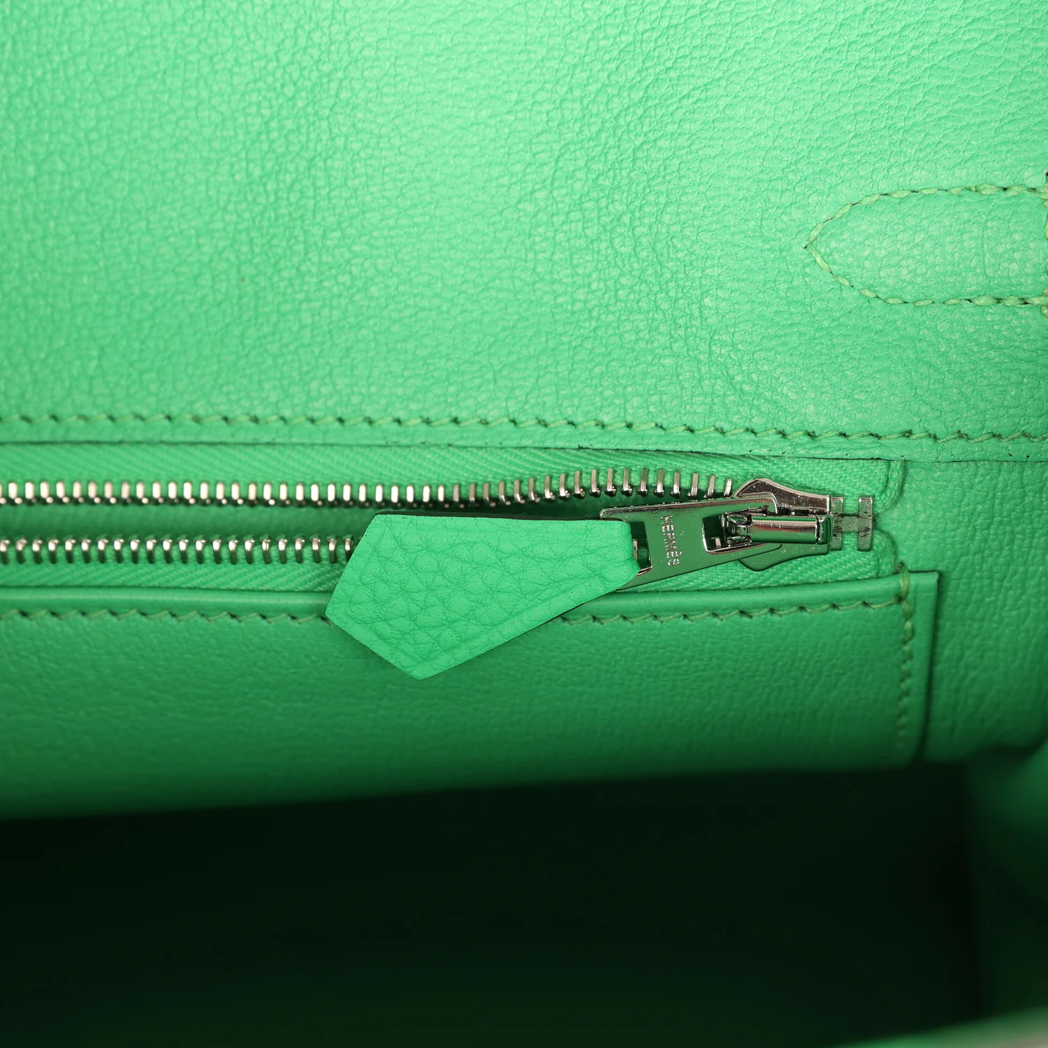 Hermes Birkin 25 Vert Comics Togo Palladium Hardware