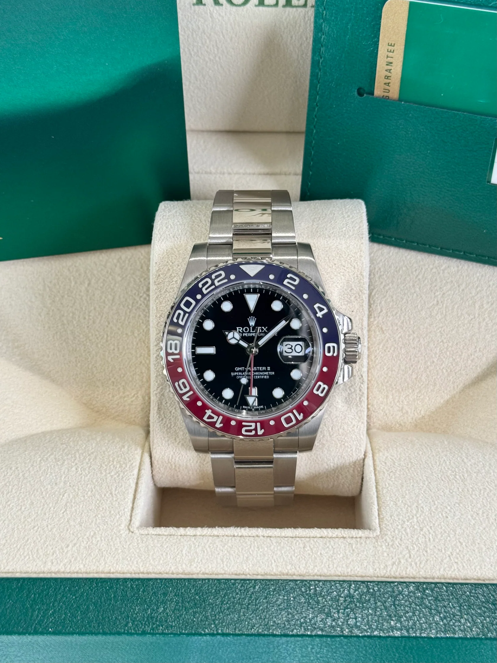 RLX  GMT-Master II 116719BLRO 40mm