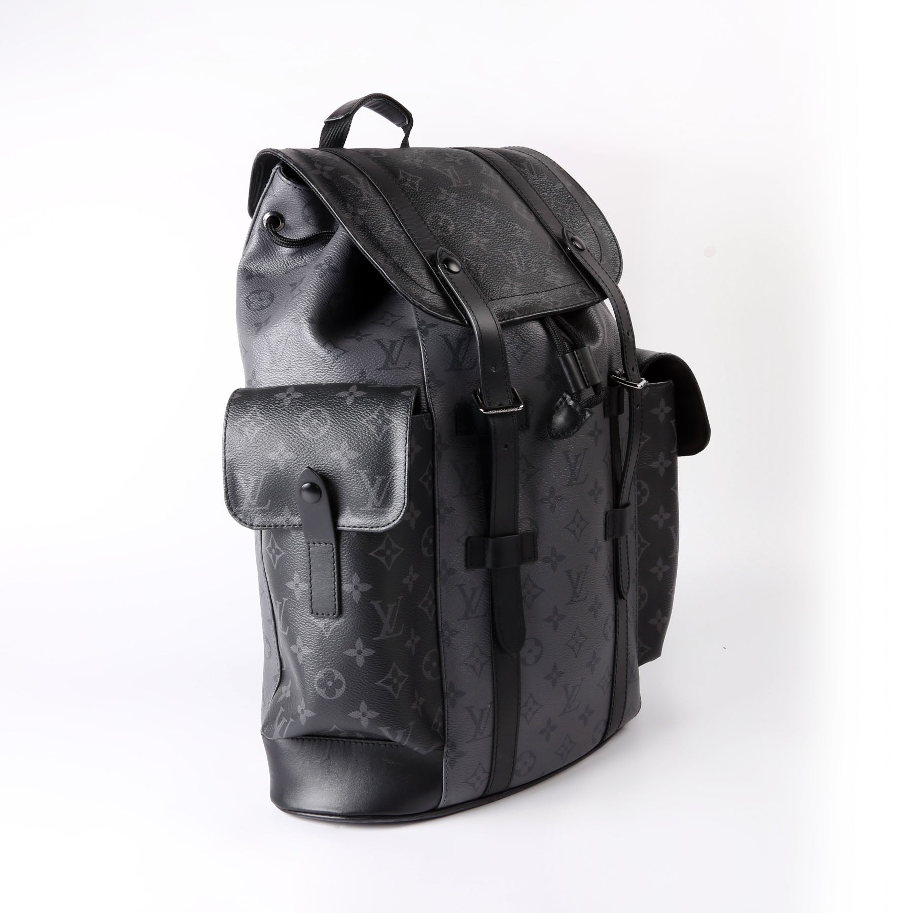 LOUIS VUITTON Christopher MM Backpack Eclipse Black/Gray