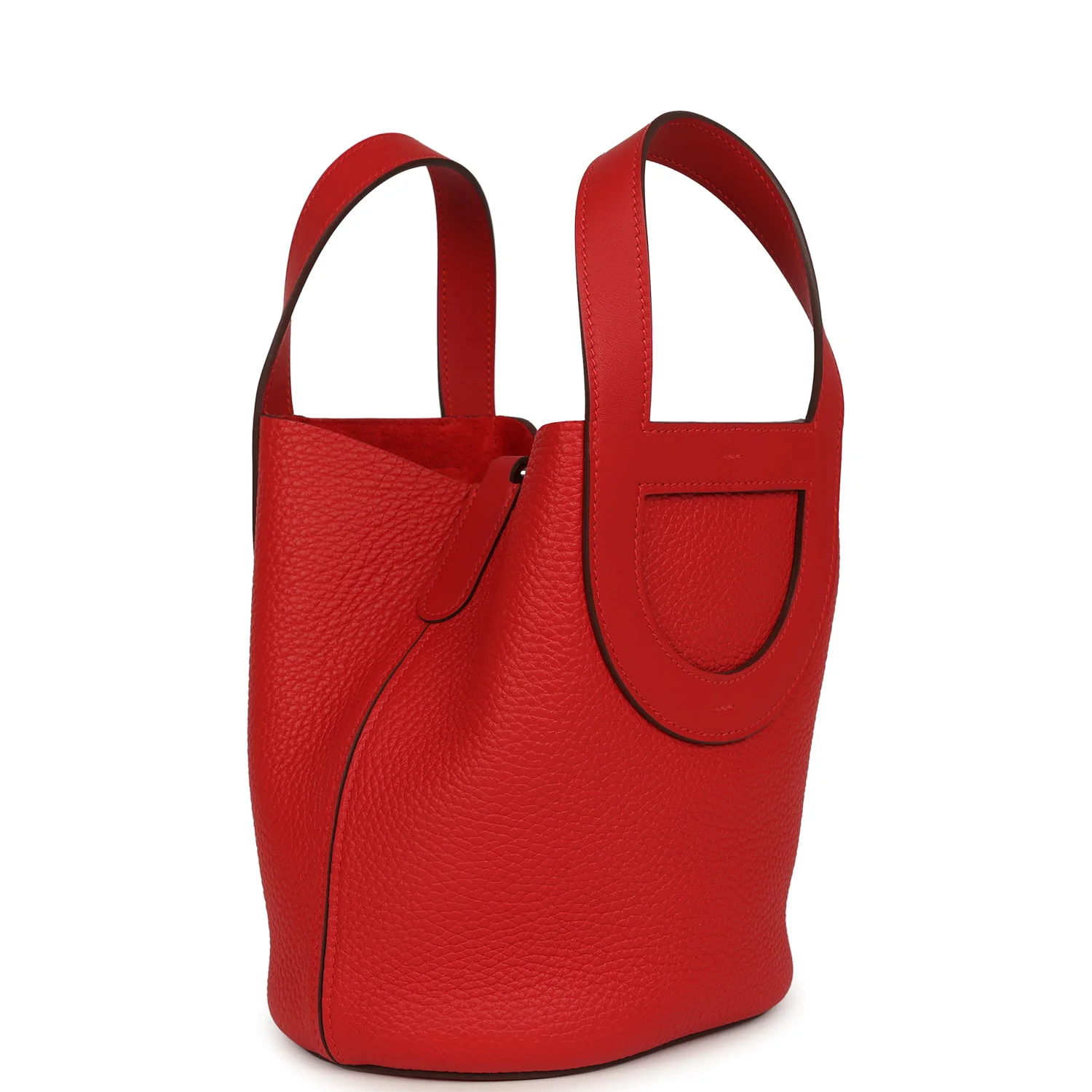 Hermes In-The-Loop 18 Rouge Radieux Clemence and Swift Palladium Hardware