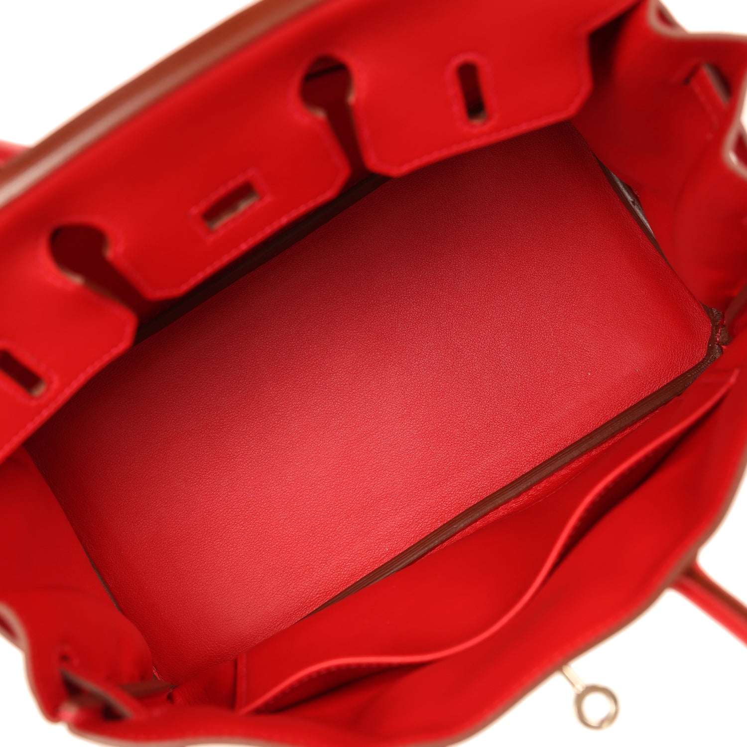 Hermes Birkin 25 Vermillion Swift Palladium Hardware