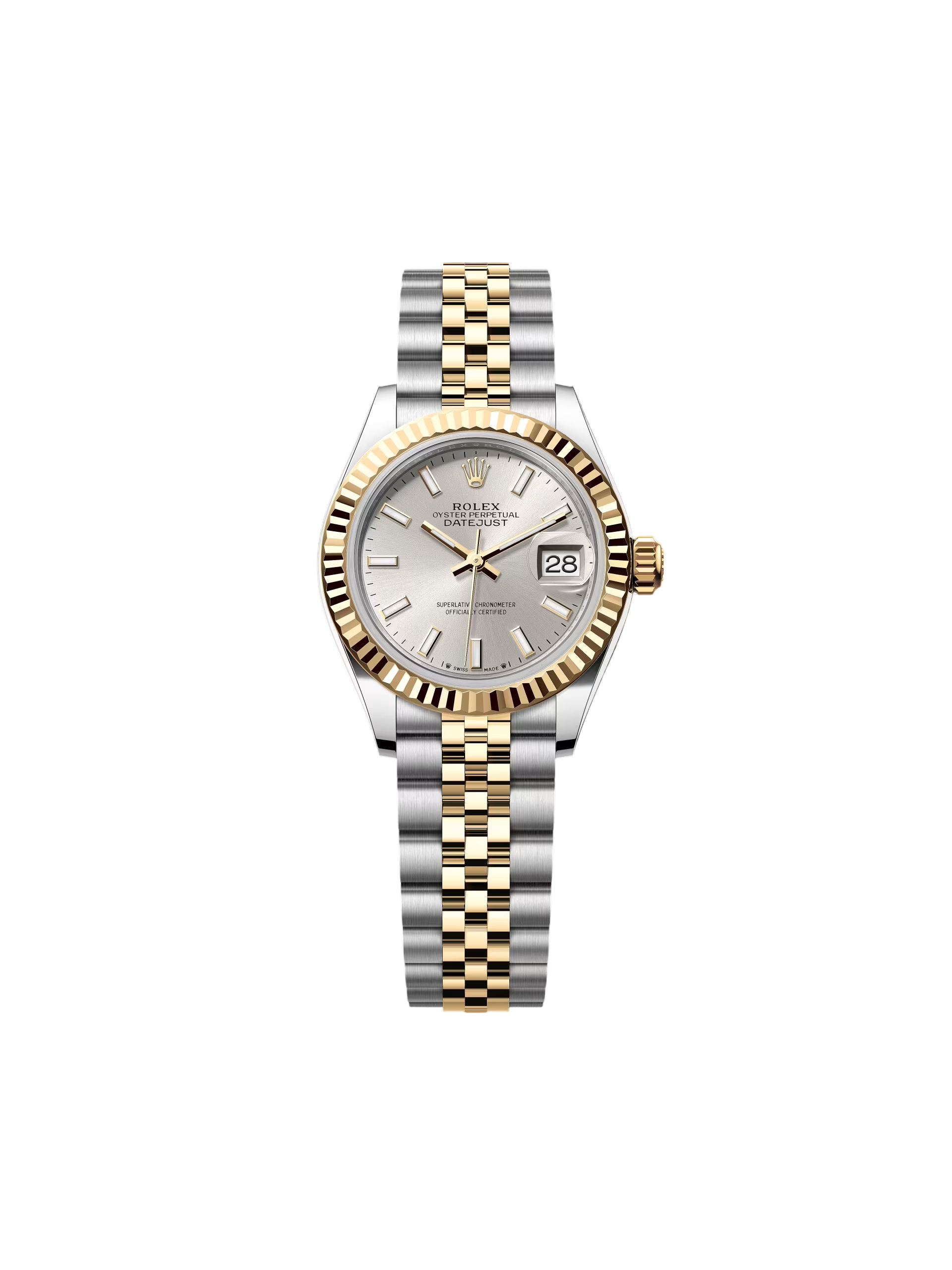 Rolex Lady-Datejust 28mm 279173 Silver Index Dial Oyster Bracelet