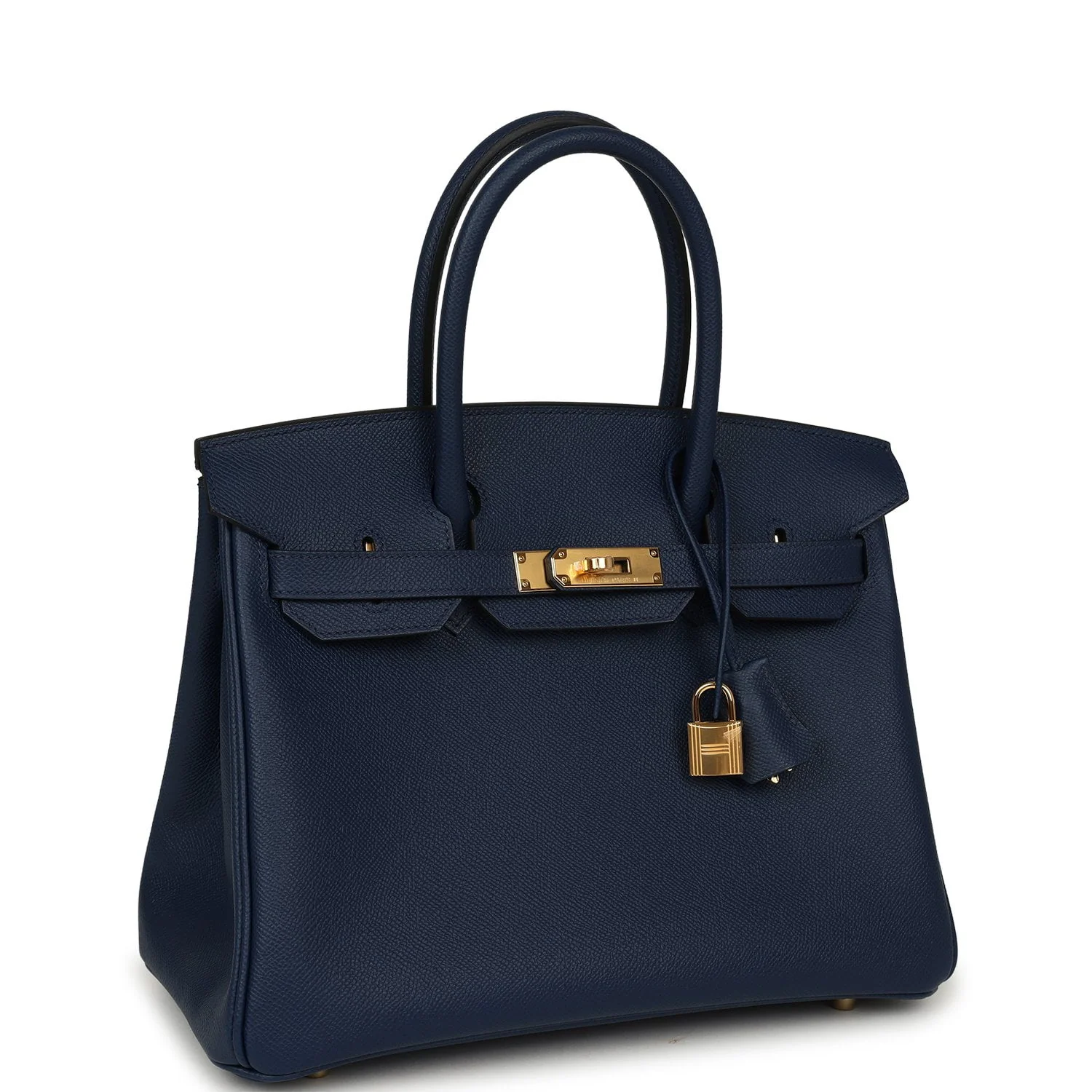 HERMÈS Birkin 30 Bleu Navy Epsom Gold Hardware