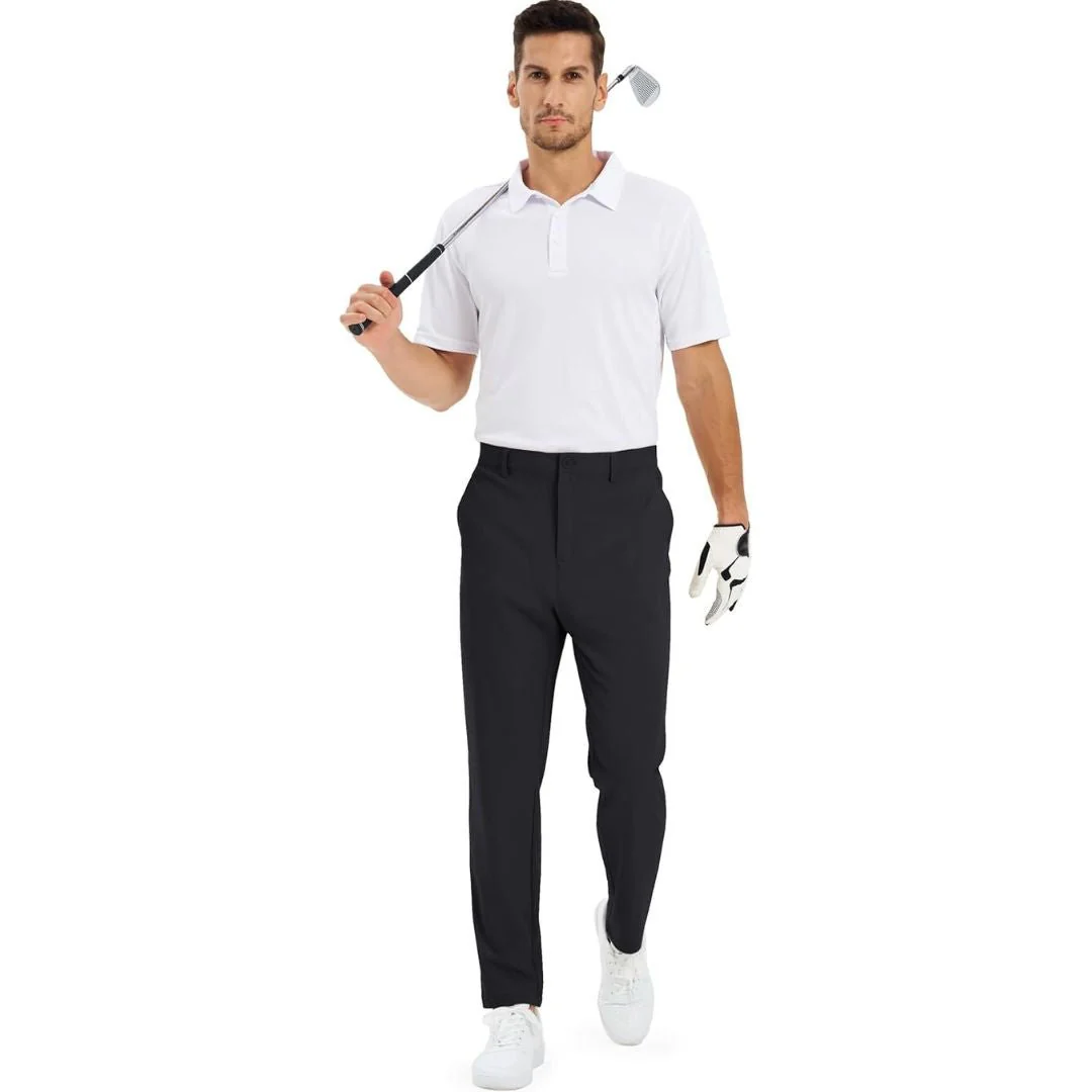 Men's Stretch & Lightweight Classic Fit Golf Pants