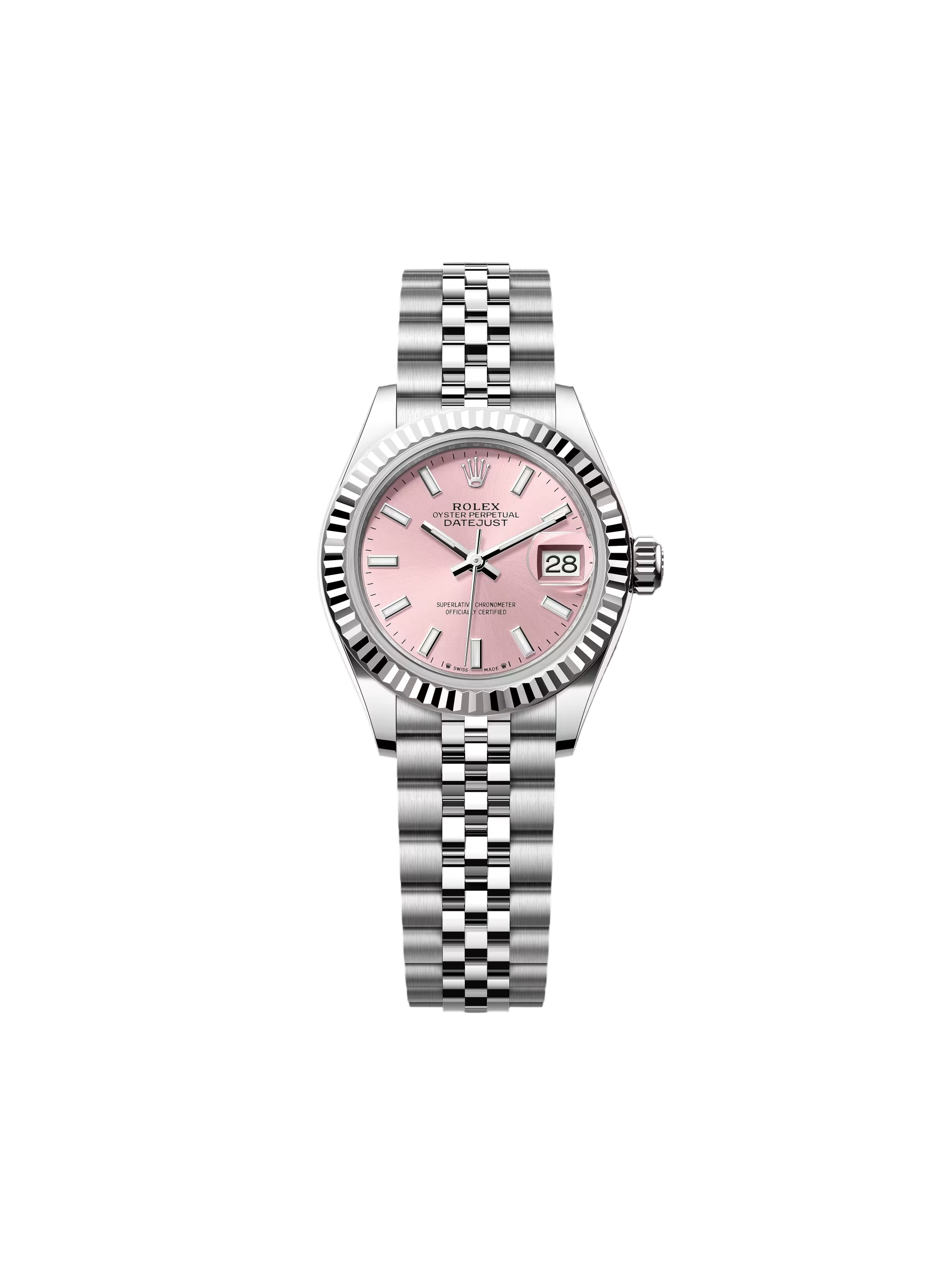 RLX Lady-Datejust 31mm 279174 Pink Dial Oyster Bracelet