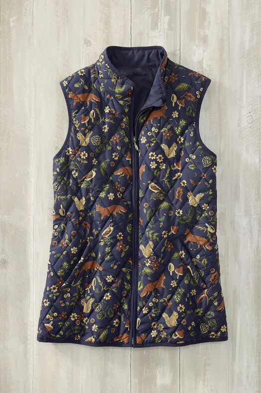 Whimsical Wildlife Vest for All Seasons