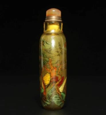 Old Chinese Painting Snuff Bottle w/landscape