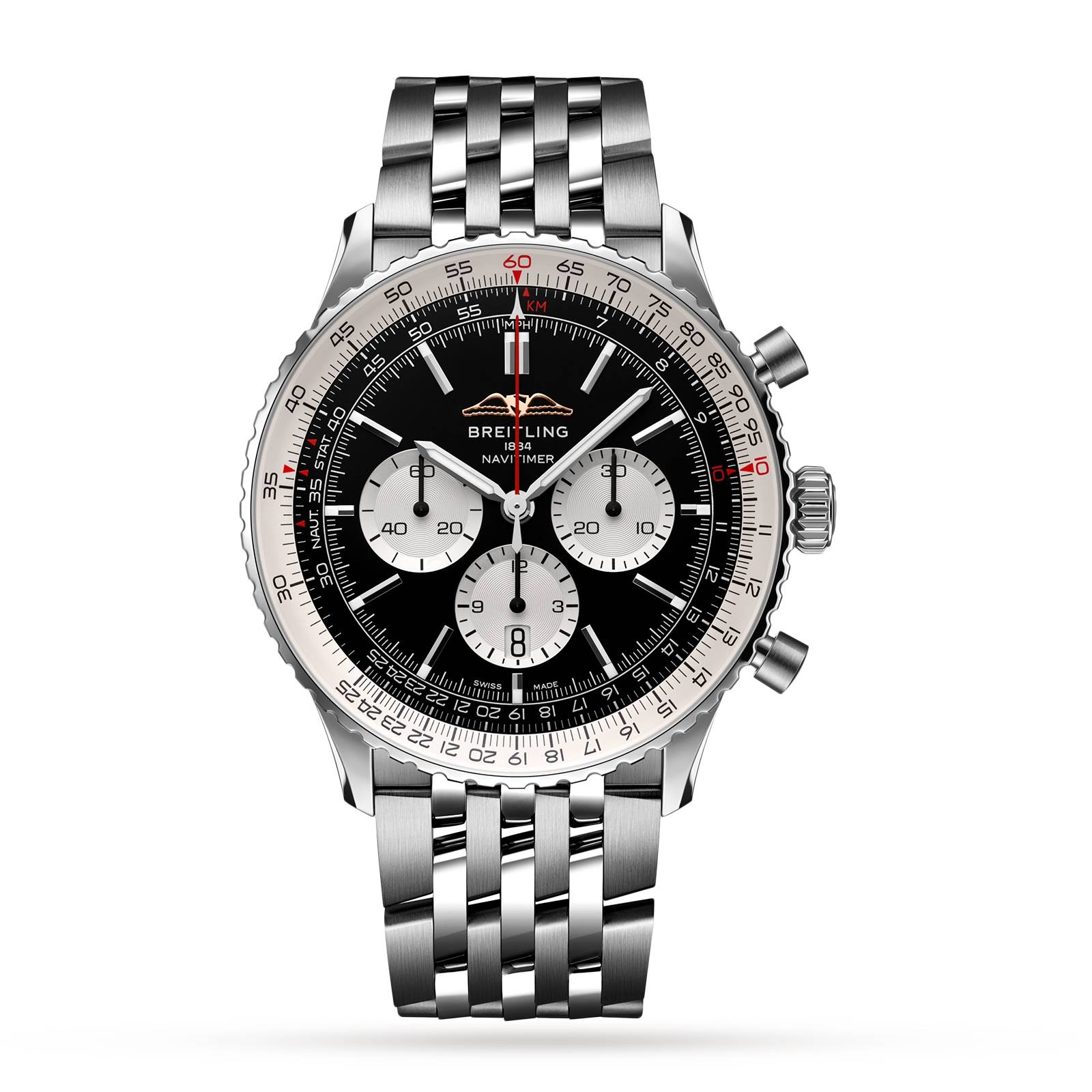 Breitling Navitimer B01 Chronograph 46mm Mens Watch Black-P17532097