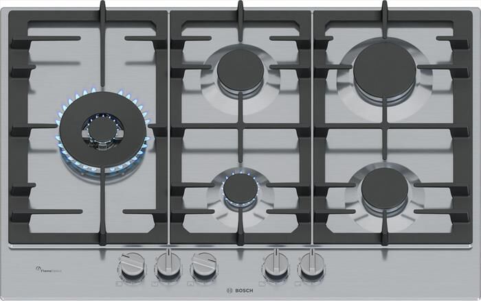 BOSCH - Piano cottura a gas PCS7A5I90 75 cm-Inox