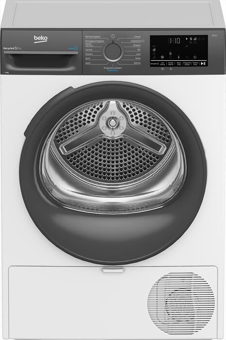 BEKO - Asciugatrice BMEUT481SAI 8 Kg-Grey,White