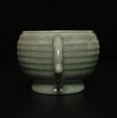 Old Fine Chinese Ru Yao Ru Kiln Wine Pot Bowl