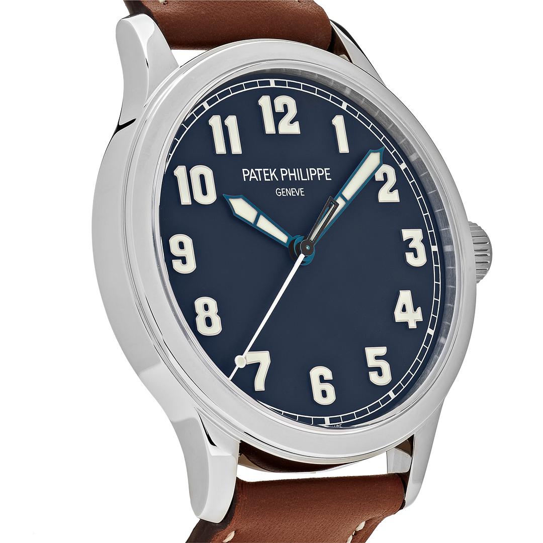 Patek Philippe Limited Edition New York Calatrava Pilot Steel Blue Dial 5522A-001