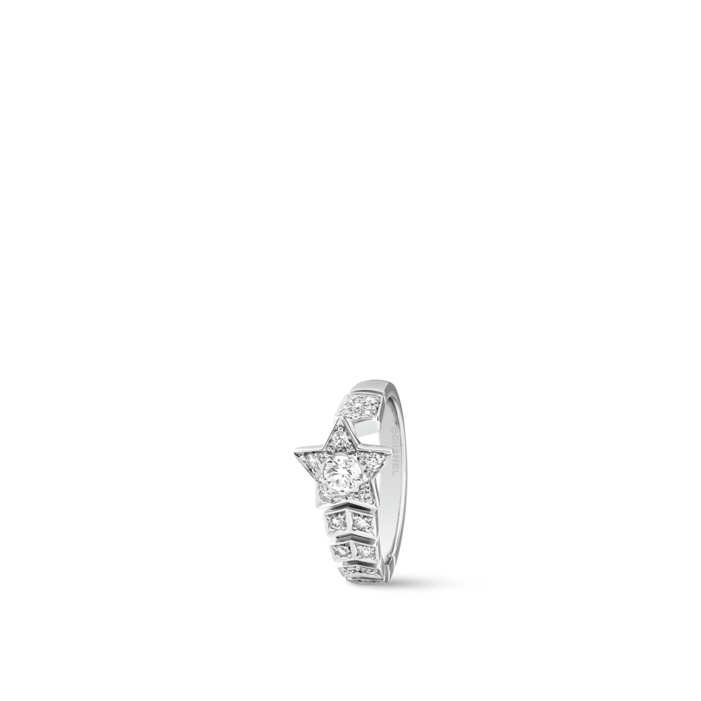 Comète Chevron ring