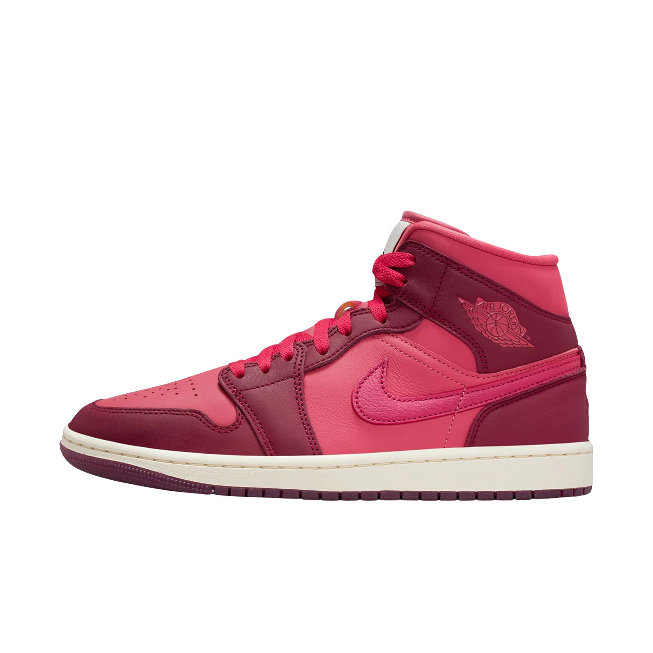 WMNS Air Jordan 1 Mid SE (Team Red/sierra Red-pueblo Red)