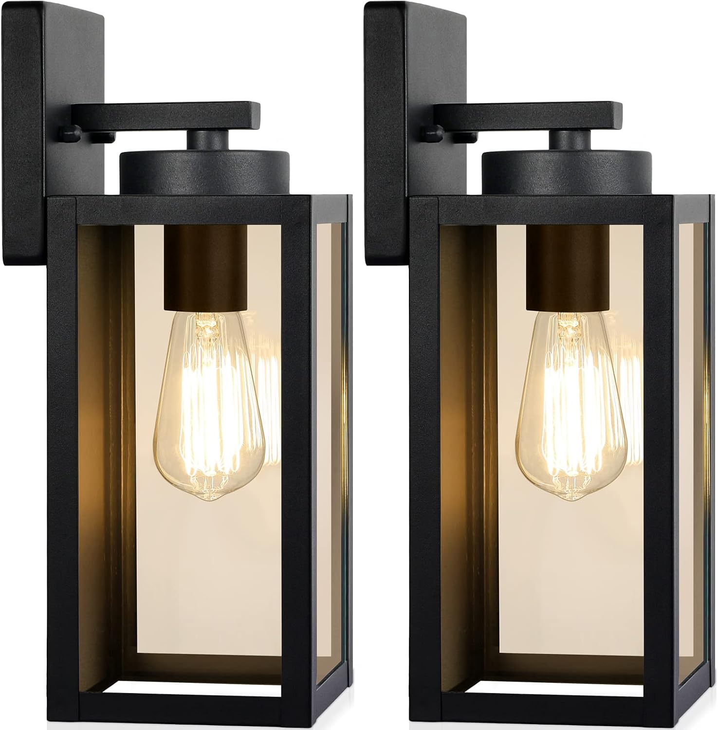 YARDLUME Outdoor Wall Light Fixtures, Exterior Waterproof Wall Lanterns