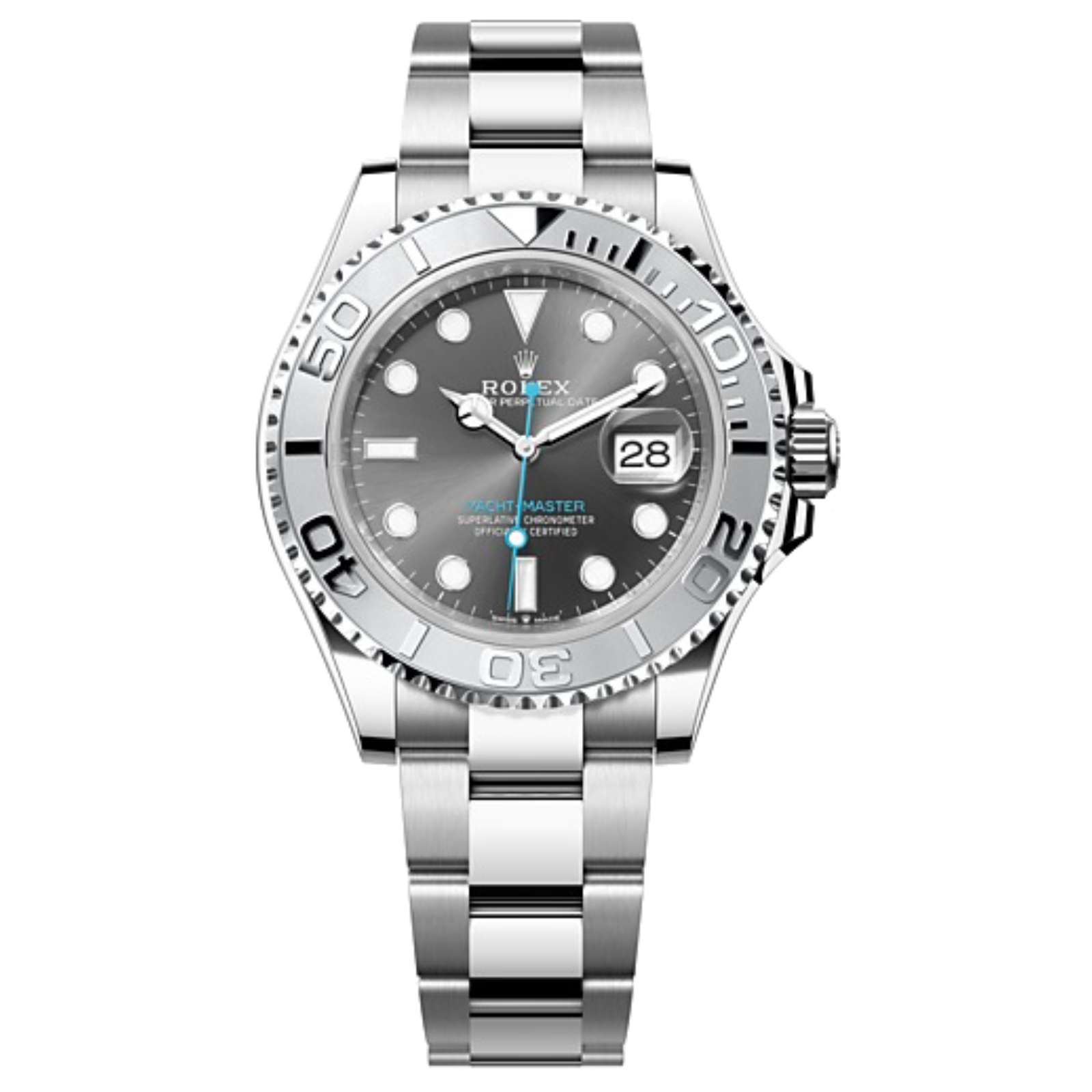 Rolex YACHT-MASTER Oyster, 40 mm, Oystersteel and platinum M126622-0001