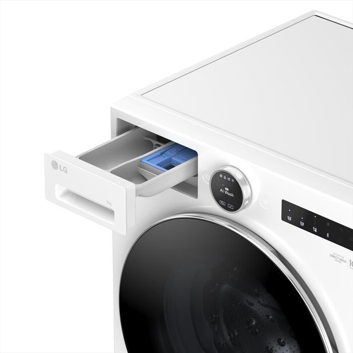 LG - Lavatrice AI DD F4X7009TWB 9 Kg Classe A-Ivory White