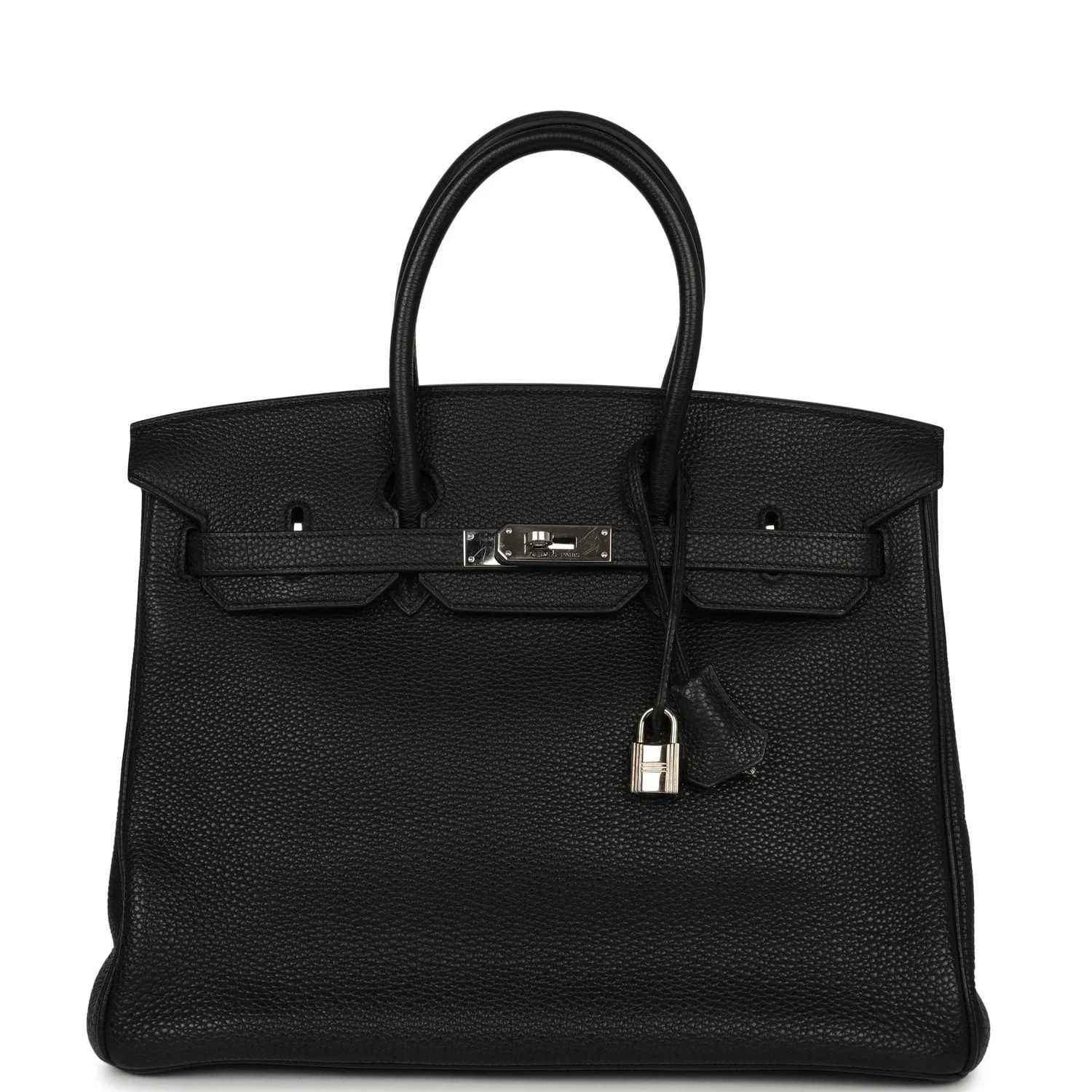 HERMÈS Birkin 35 Black Togo Palladium Hardware