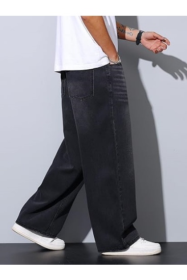 Mens Wide Leg Baggy Jeans
