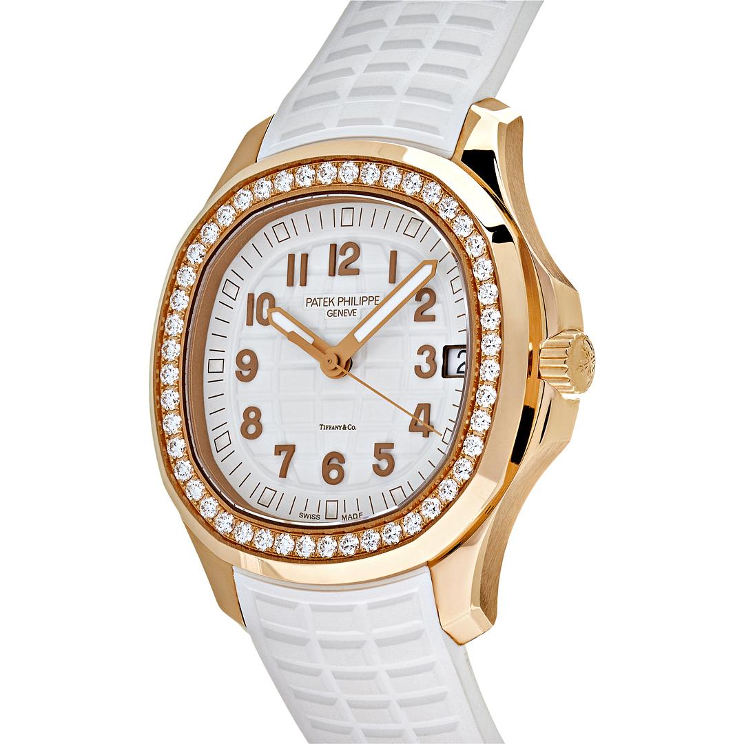 Patek Philippe Aquanaut Tiffany & Co. Rose Gold White Dial 5268/200R-001