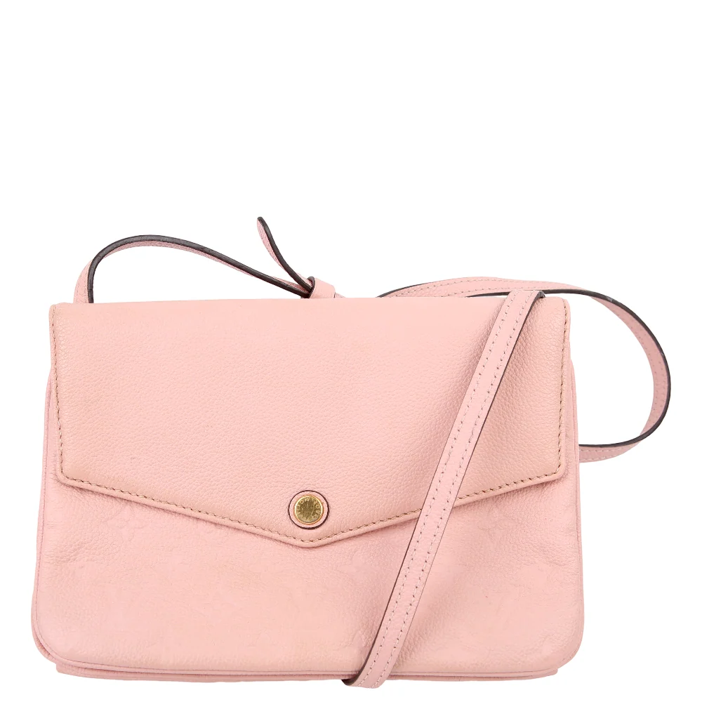 LOUIS VUITTON Twice Bag Empreinte Pink