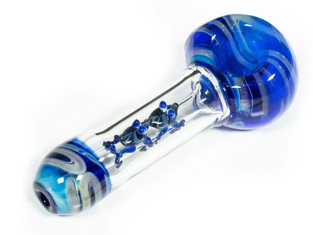 Inside Out Frog Glass Pipe