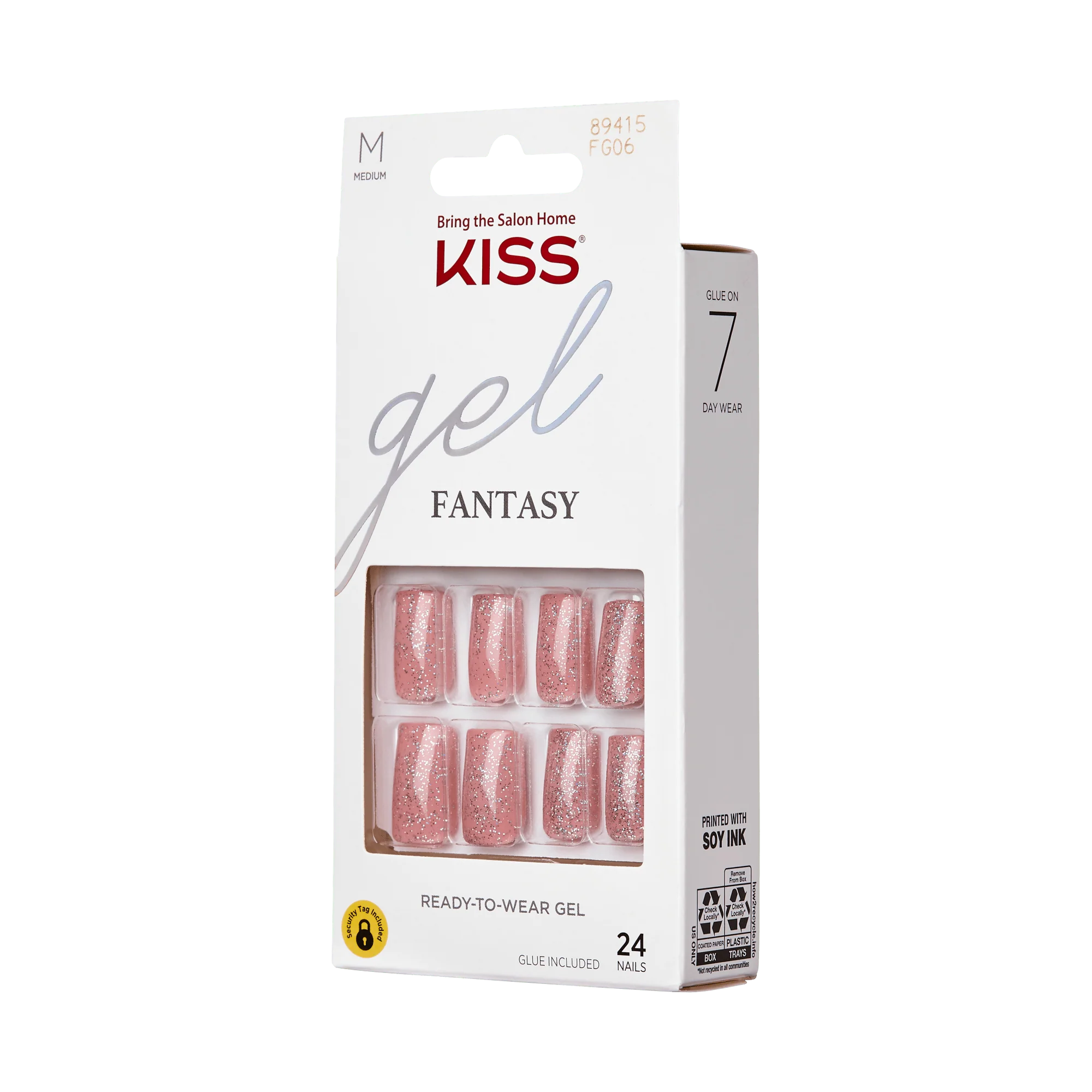 KISS Gel Fantasy Press On Glue Nails - Galaxy War