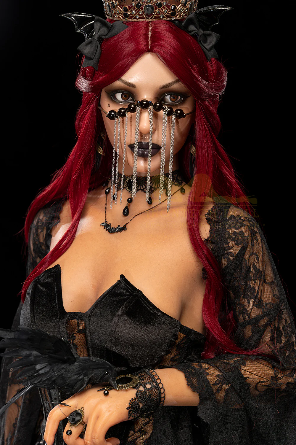 Irontechdoll Sara 5ft54 / 169cm #S47 RedHead Full Silicone Dark Tanned Full Size Cosplay Hentai Sex Doll