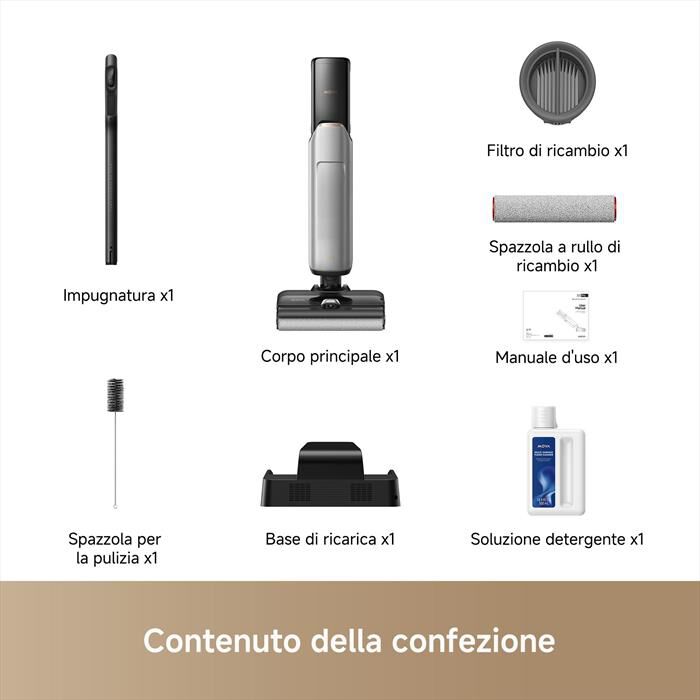 MOVA - Scopa ricaricabile X4VIMPRO-Nero / Oro