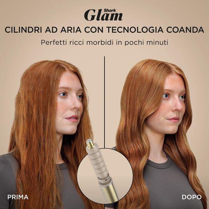 SHARK - STYLER E ASCIUGACAPELLI GLAM SET 5-IN-1-Oro