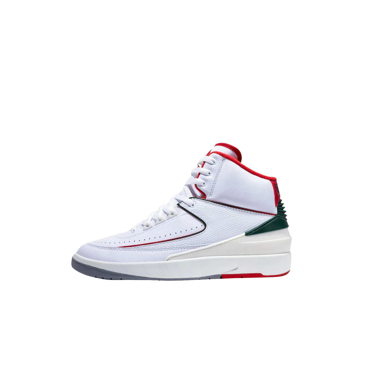 Air Jordan 2 Retro GS (White/Fire Red-Fir-Sail)