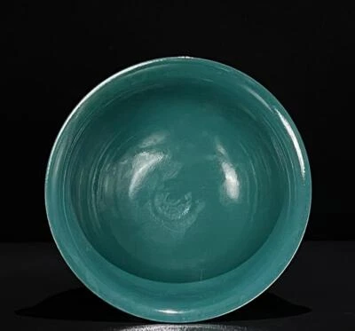 21CM Zhengde Signed Old Chinese Wucai Bowl W/dragon N578