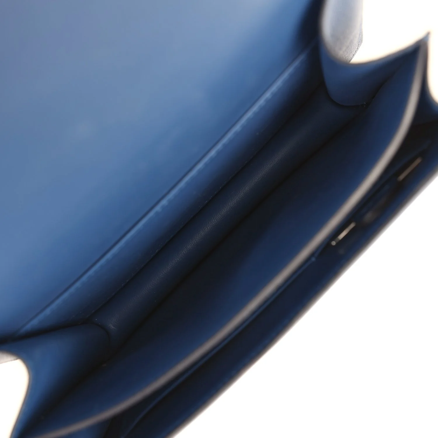 Hermes Constance 18 Bleu Tie Epsom Palladium Hardware