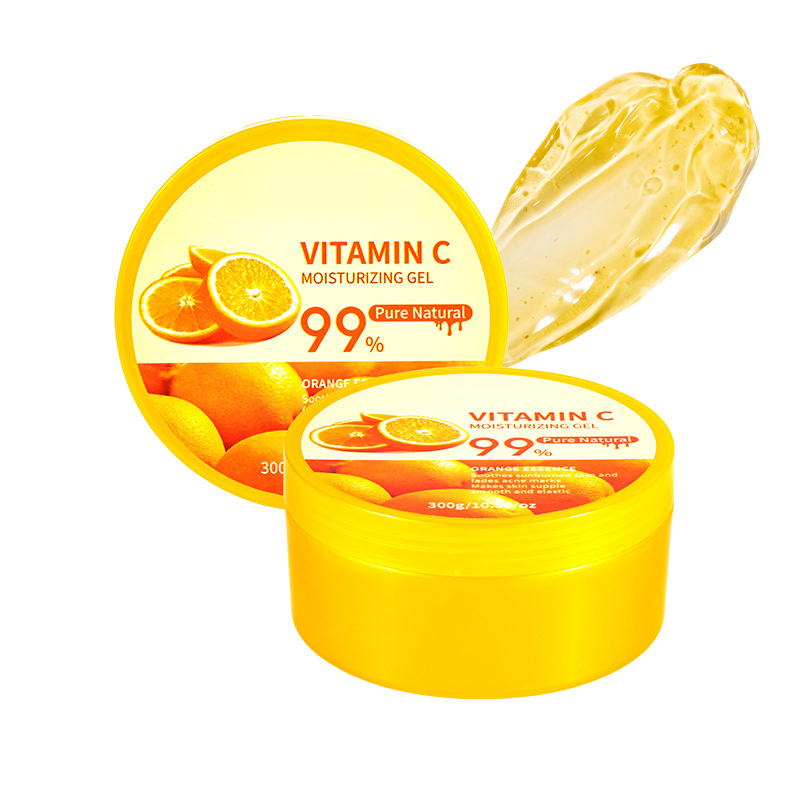 Wholesale 300g Pure Natural Organic Face Skin Care Aloe Vera Honey Cucumber Kojic Acid Soothing Moisturizing Gel