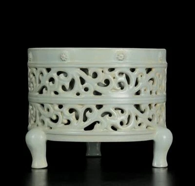 Old Chinese Song Ru Yao Ru Kiln Incense Burner N651