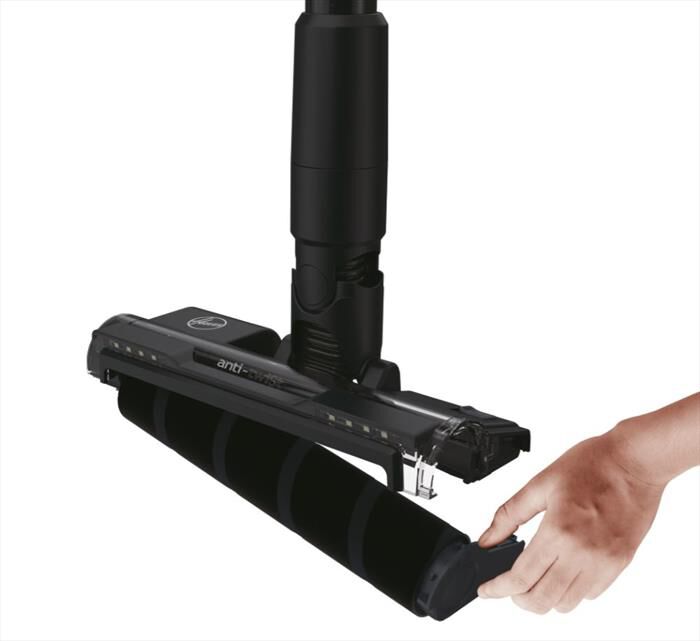 HOOVER - Aspirapolvere ricaricabile HF401P 011-Nero, Argento