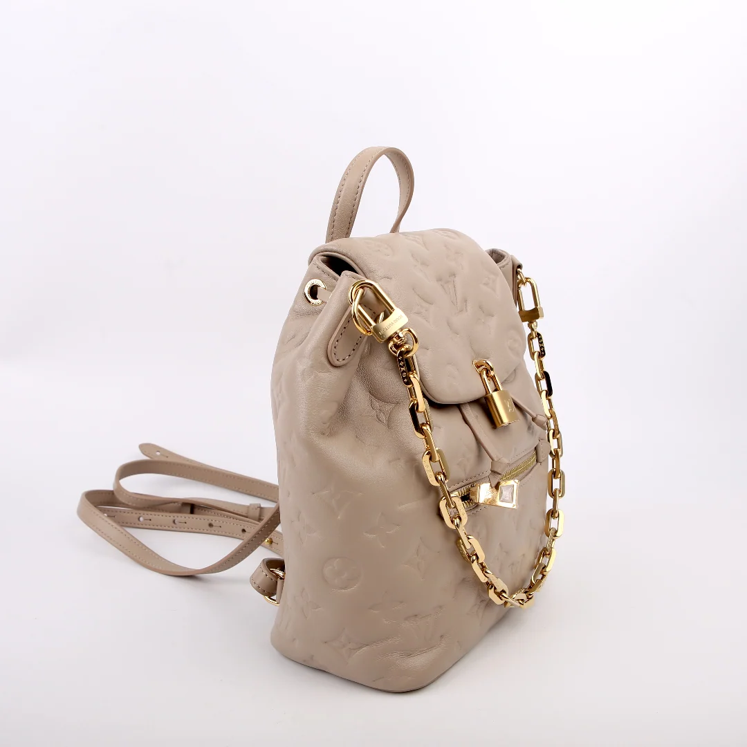 LOUIS VUITTON Coussin PM Backpack Taupe