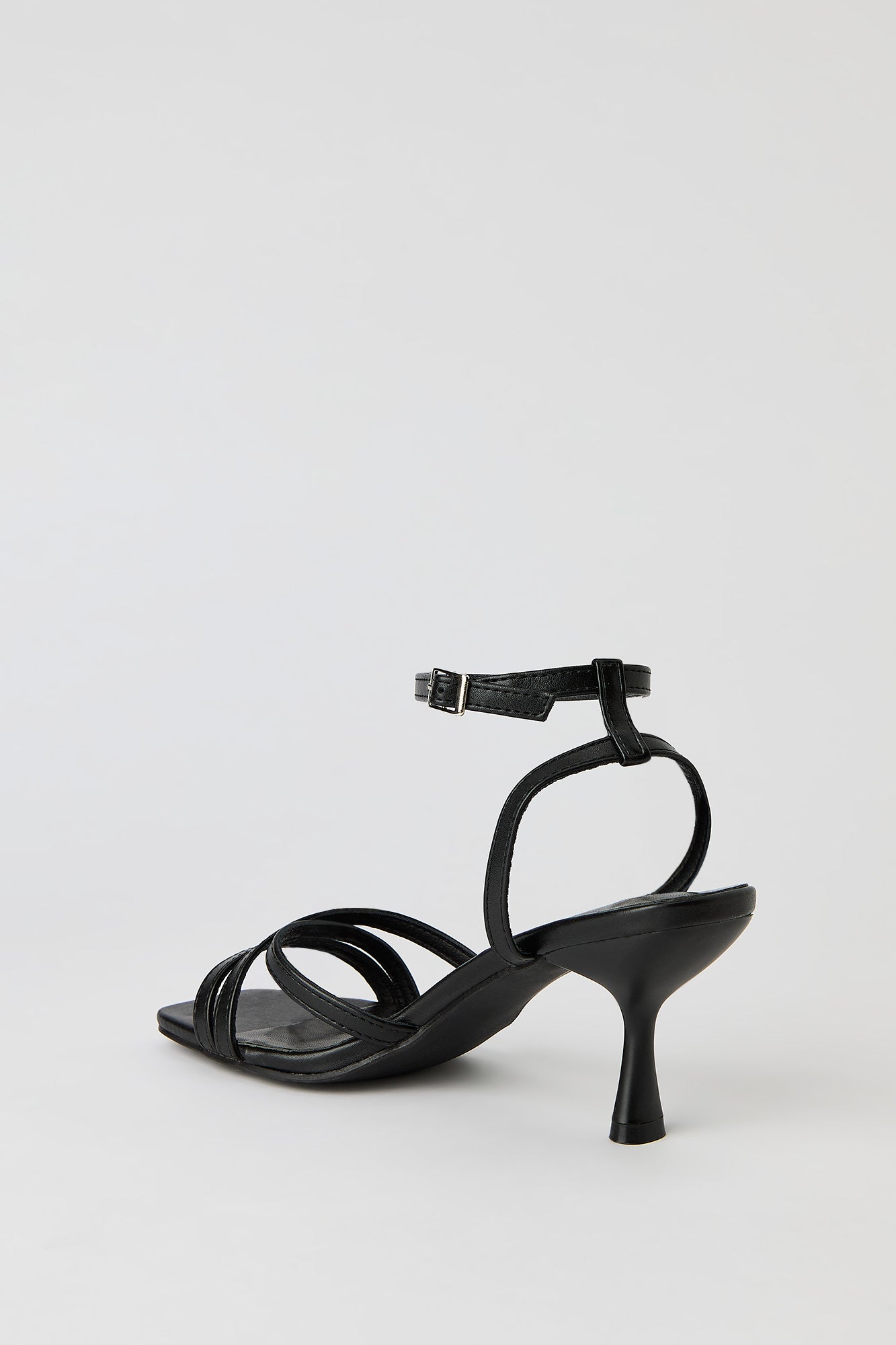 Strappy Ankle Strap Kitten Heel
