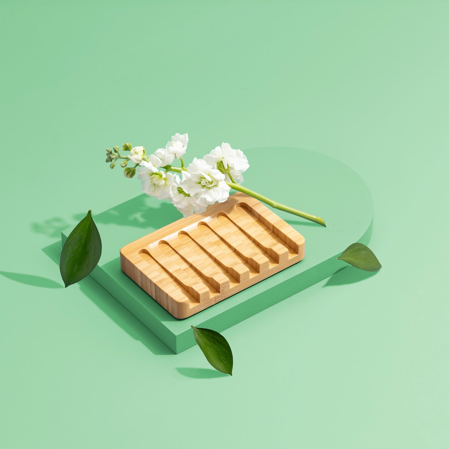 Bamboo Soap Dish Holder