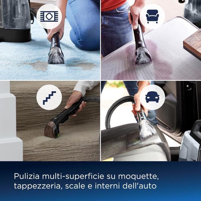 BISSELL - Aspirapolvere a bidone 37241-Nero