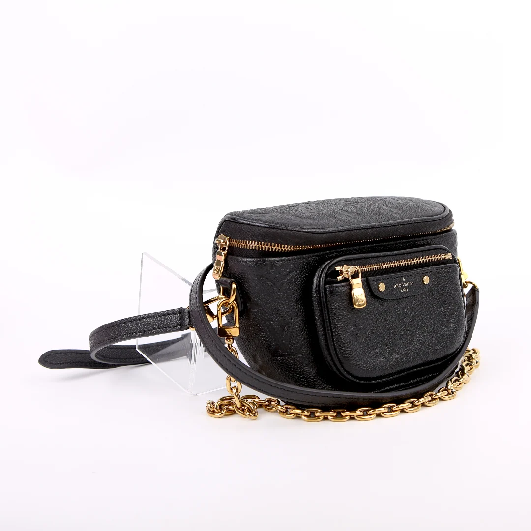 LOUIS VUITTON Mini Bumbag Empreinte Black